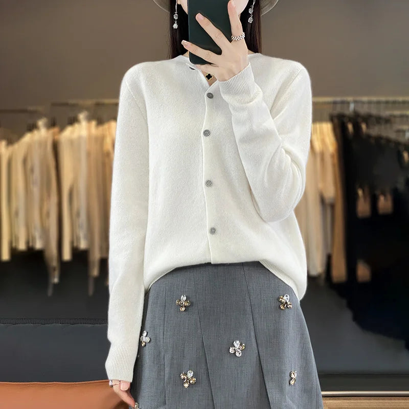 100% Merino Wool Sweater Women