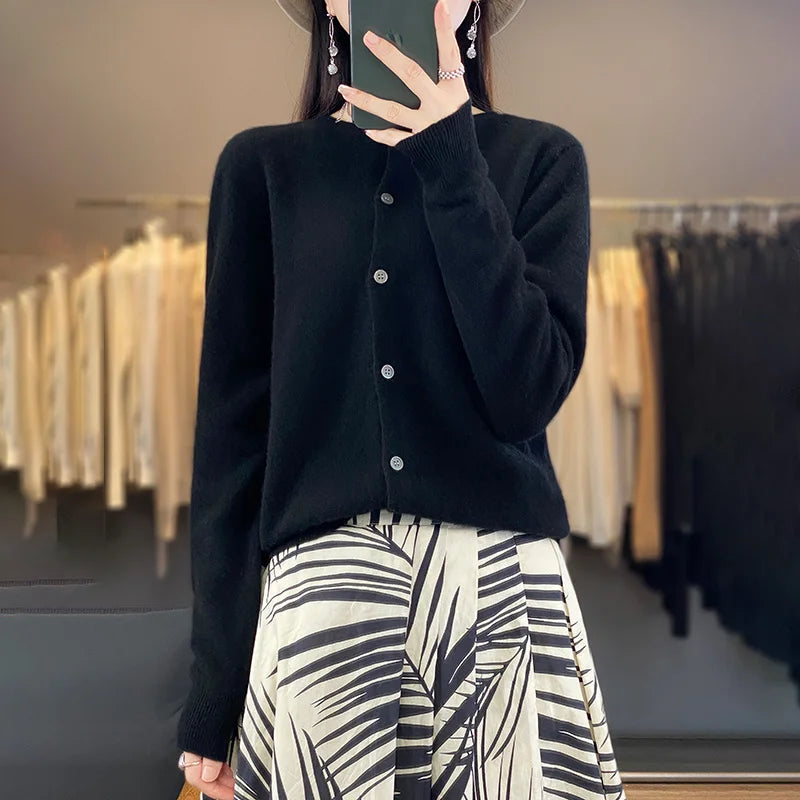 100% Merino Wool Sweater Women