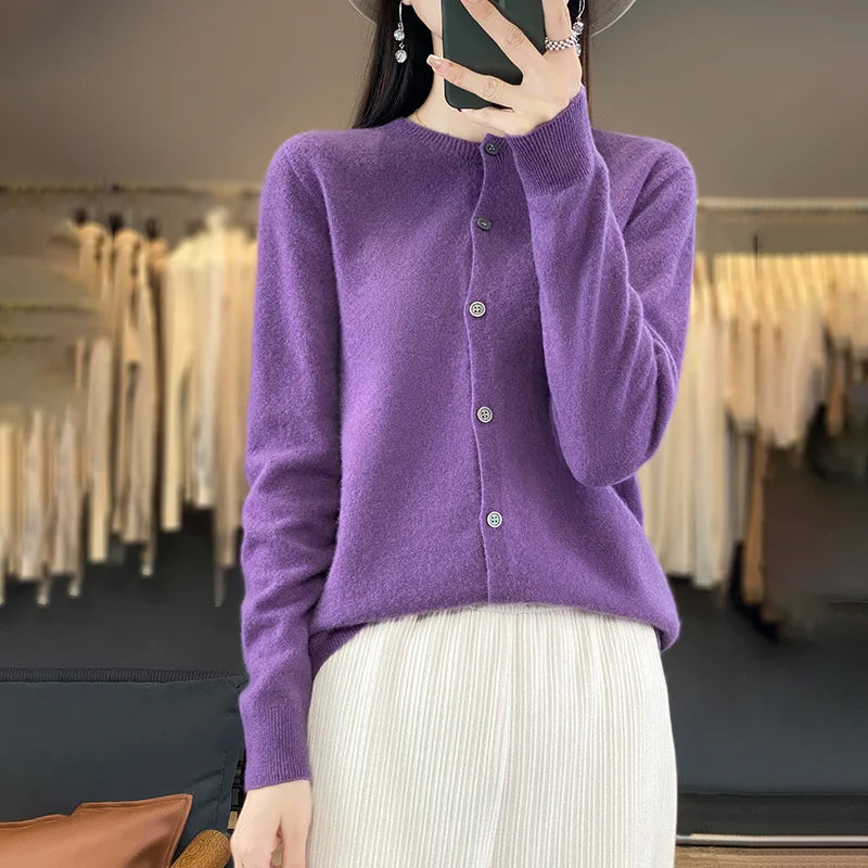 100% Merino Wool Sweater Women